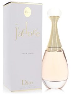 J’adore by Dior bottle – timeless floral perfume.